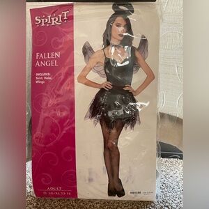 Spirit Dark Angel Costume with Wings